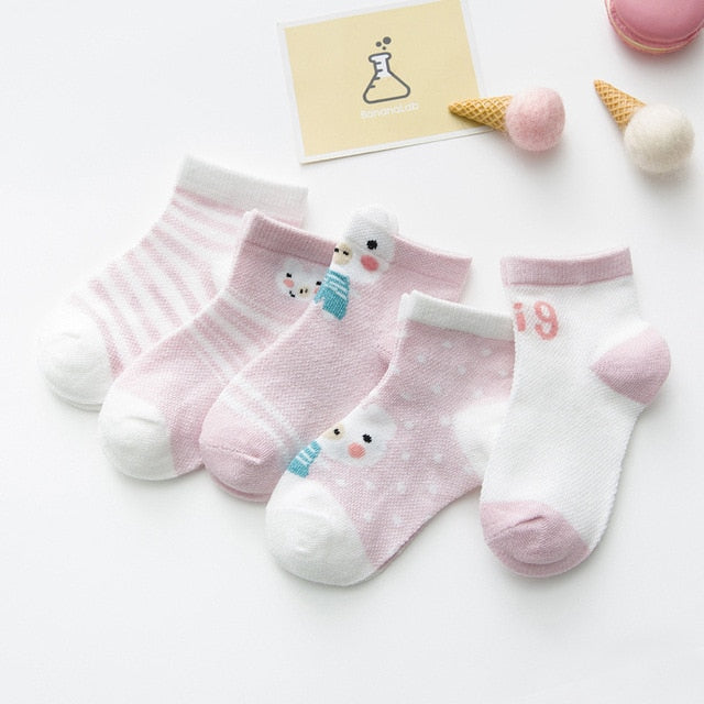 Chaussettes bébé en maille de coton