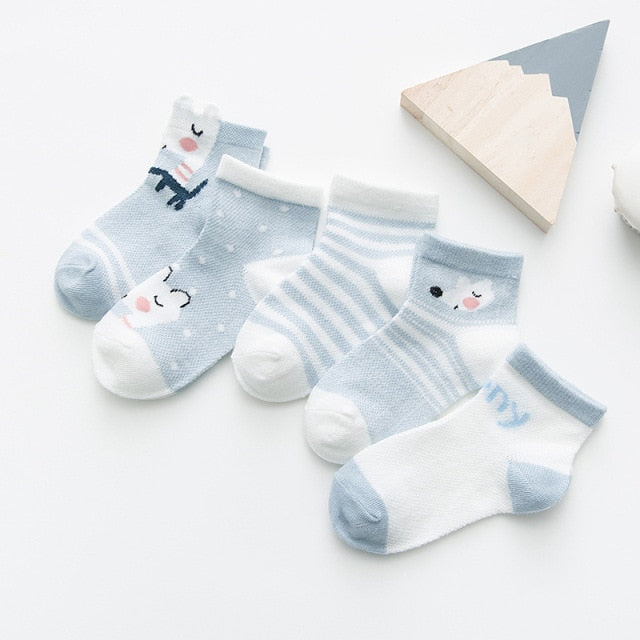 Chaussettes bébé en maille de coton