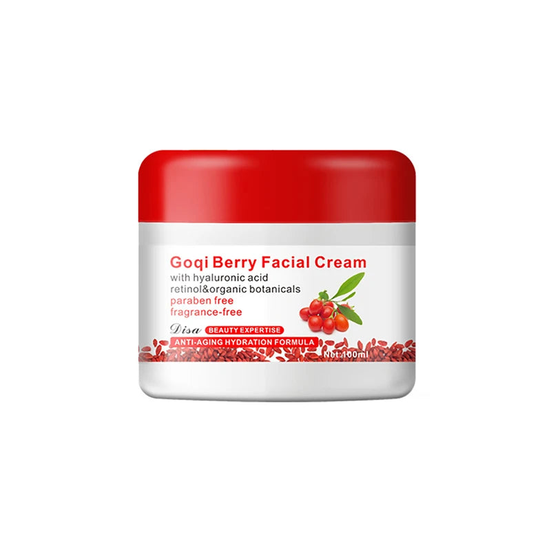 Goji Berry Facial Cream Anti Wrinkle Whitening Deeply Moisturize Hyaluronic Acid Retinol Organic Essence Cream Face Skin Care