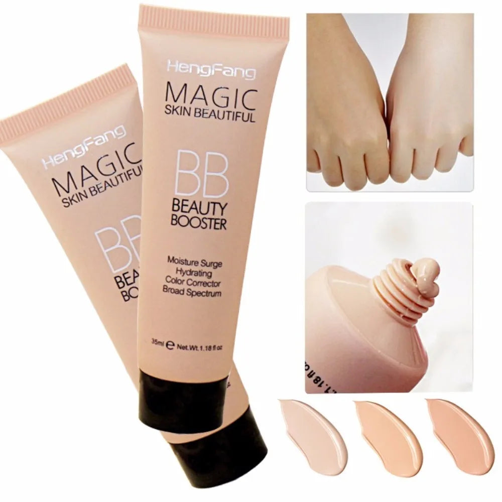 Hot Sun Block BB Cream Makeup Face Foundation BB CC Cream Brightening Concealer Cream Whitening Concealer Base Primer TSLM1