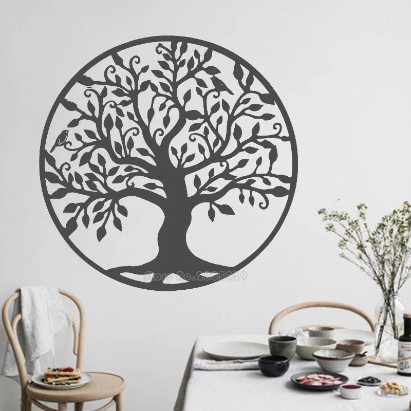 Tree of Life Wall Decoration Home Decor Living Room Bedroom Tree Silhouette Wall Decals Art Removable Vinyl Wall Sticker LL2338