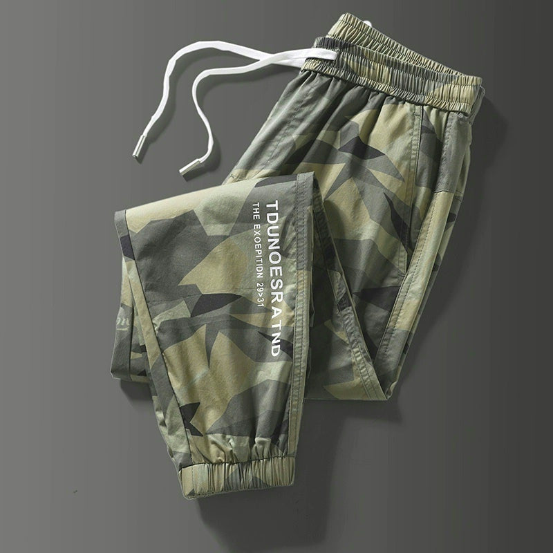 Wear-Resistant Camouflage Pants Loose Work Uniform