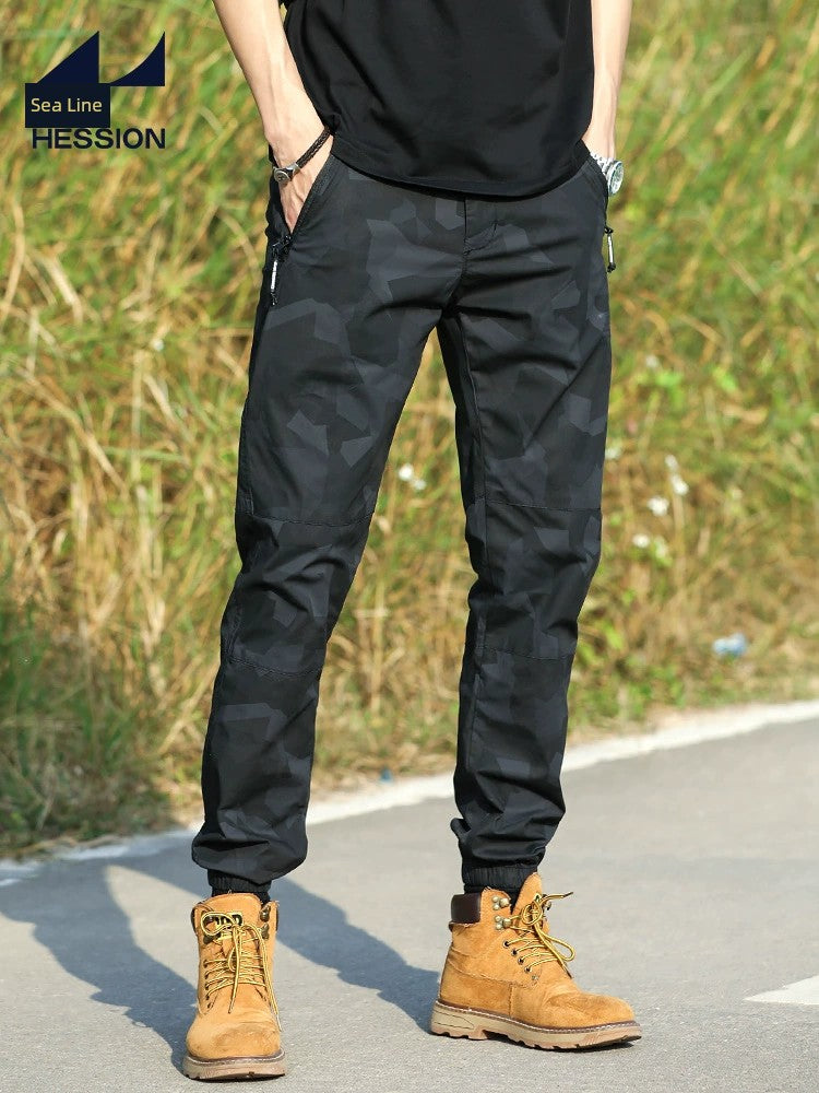 Haixing Slim Fit and Quick-Drying Outdoor Casual Breathable Sweatpants