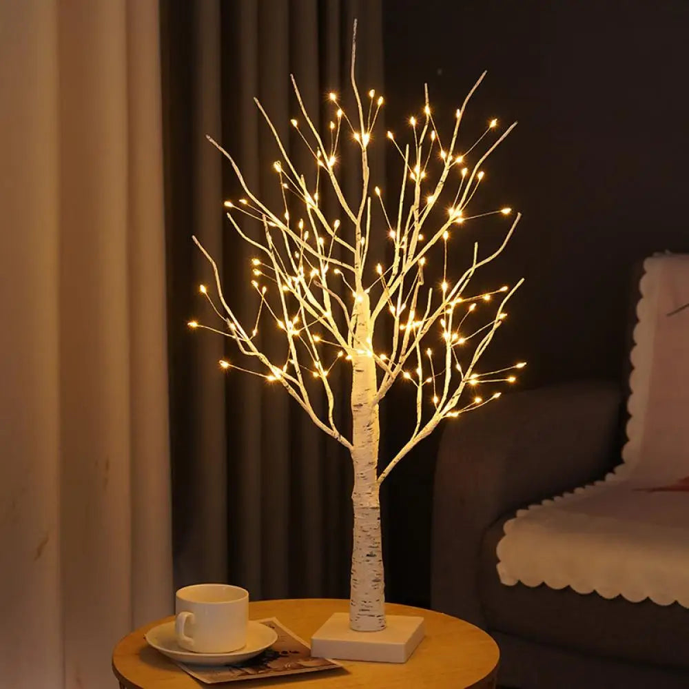 USB 144 LEDs Birch Tree Lights Glowing Branch Light Night LED Lamps Suitable for Home Bedroom Wedding Party Christmas Decoration