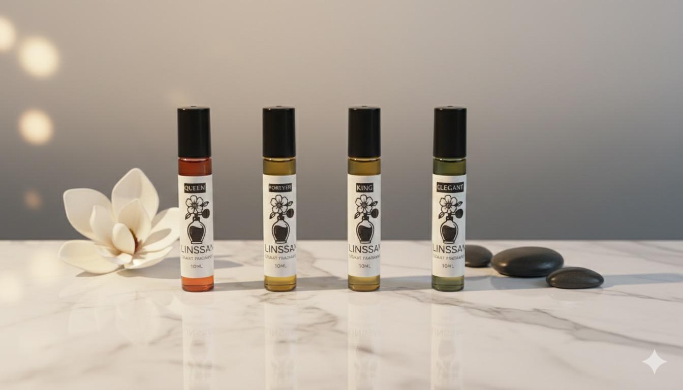 LINSSAN Elegant Fragrance Collection | Roll-On Perfume Oils