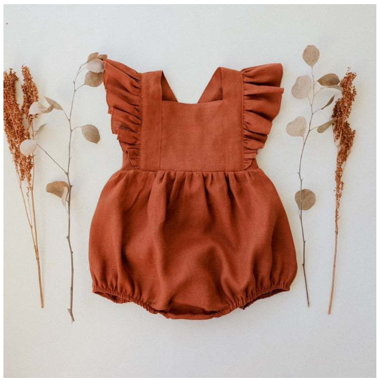 Ropa de niña de verano de algodón orgánico