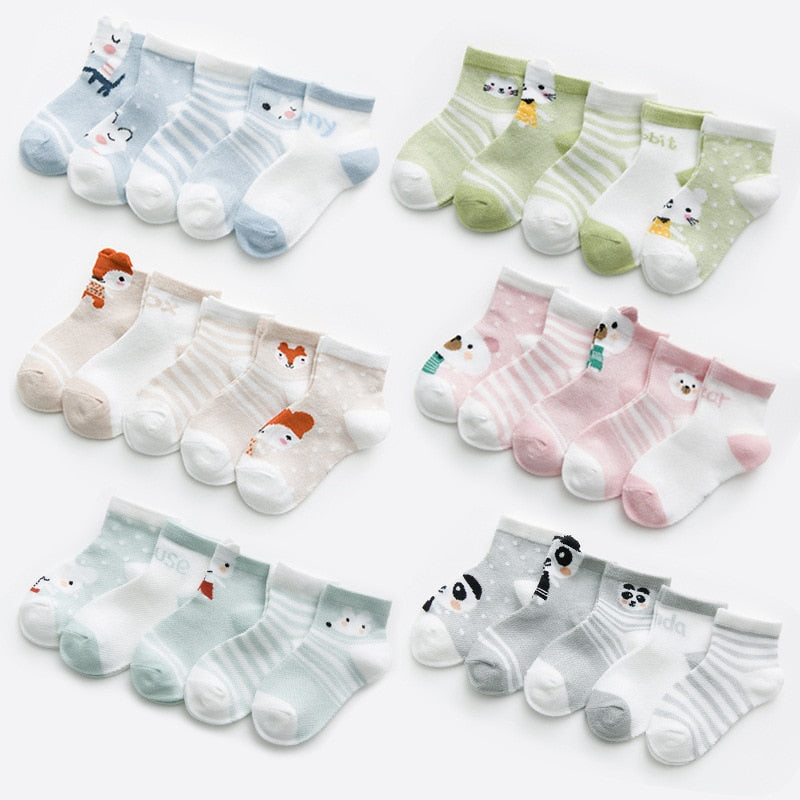 Chaussettes bébé en maille de coton