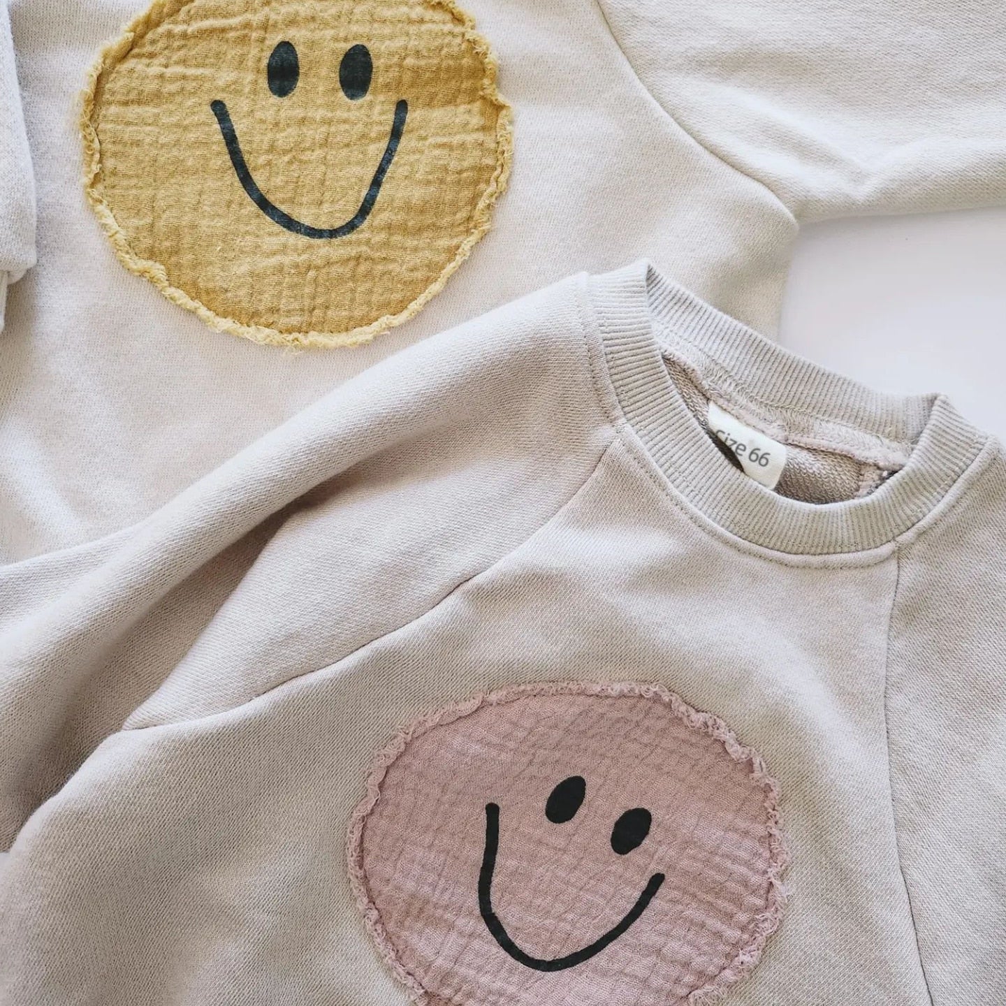 Sweat-shirt Smiley Face, barboteuse pour bébé